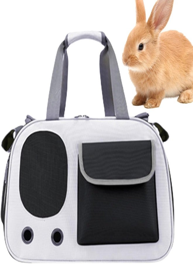 Prakal Dog Box Car Cat Transport Bag - Cat Dog Carry Box, Pet Carrier Tote with Zipper and Mesh Window Roller Shutter Design Breathable and Foldable Transport Boxes (White)